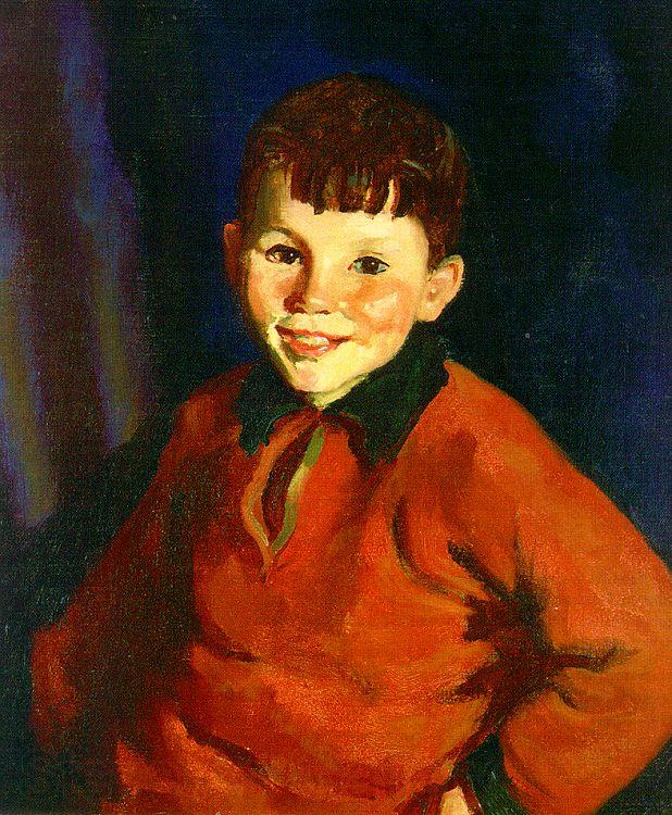 Robert Henri Smiling Tom Norge oil painting art
